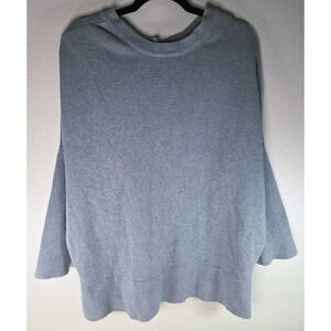 VETTA Reversible Organic Cotton Sweater Cardigan Gray Oversized Capsule USA